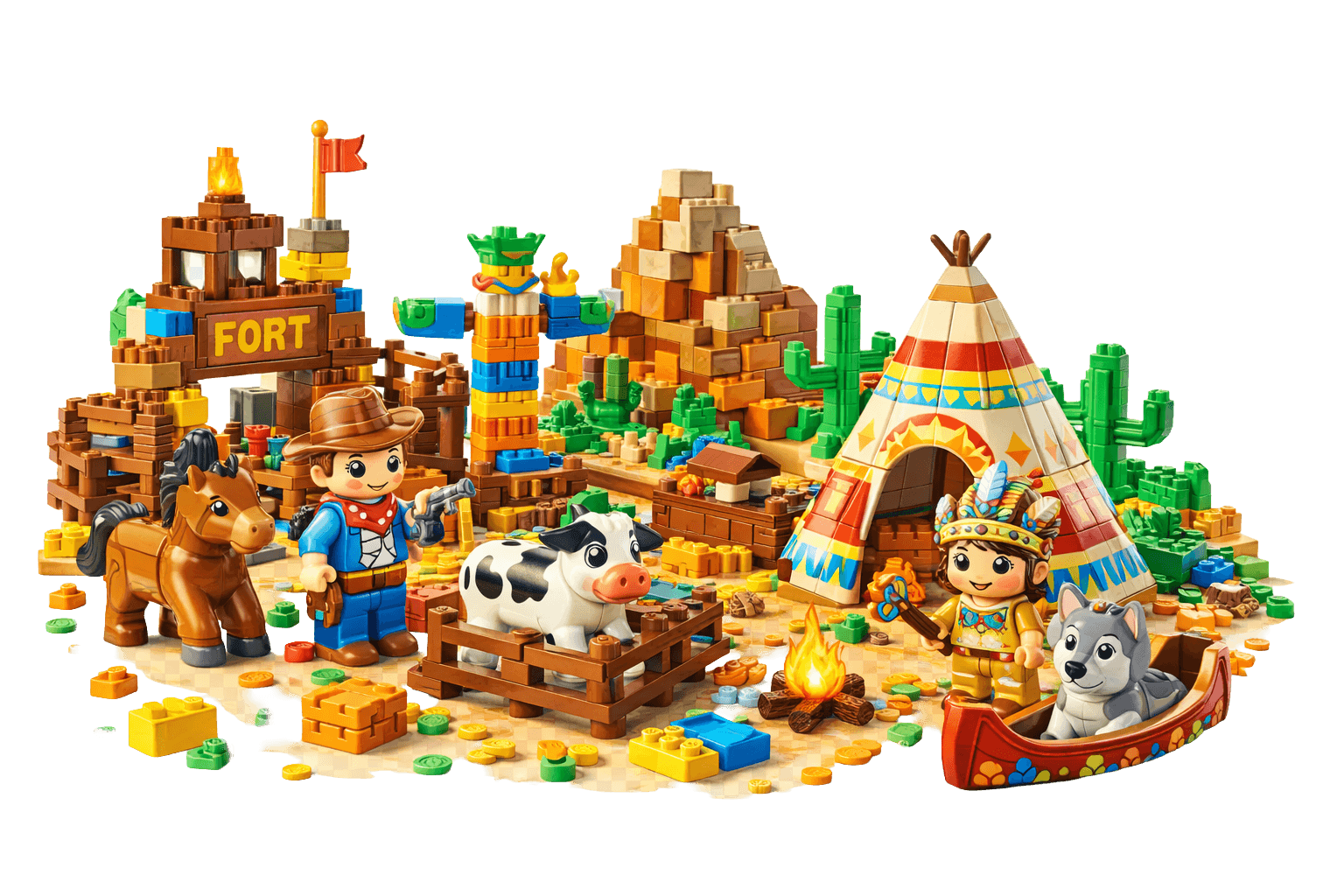 Cowboys & Indians Set