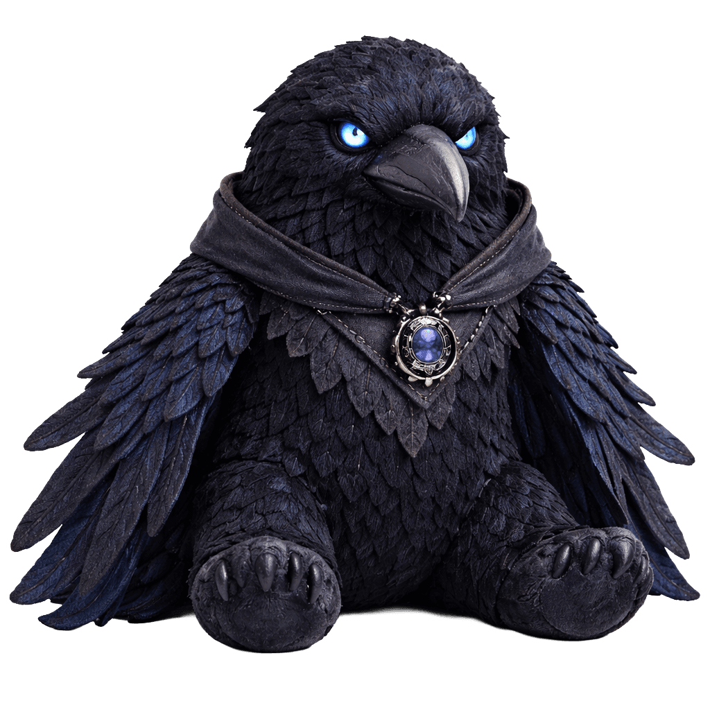 Nocturne Raven Plush
